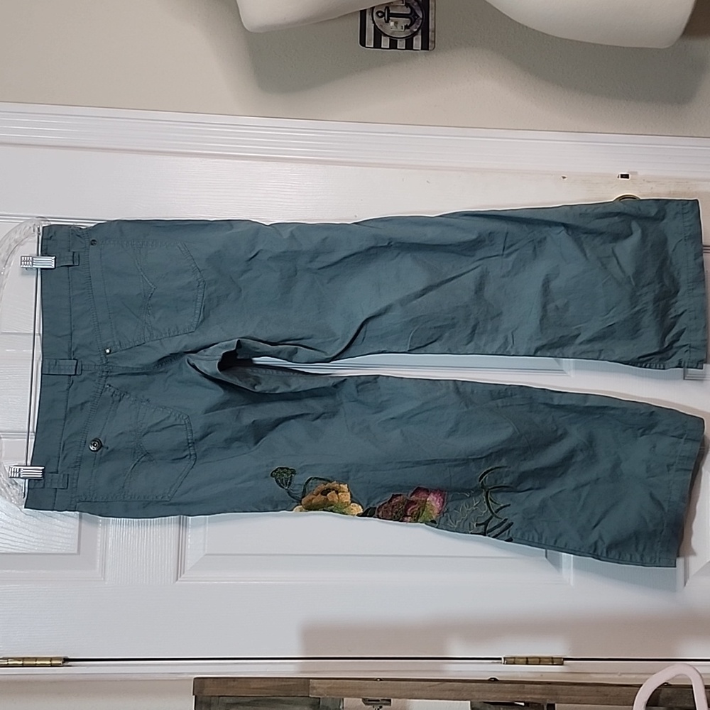 By Deep Los Angeles embroidered cotton pants - Picture 4 of 7